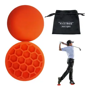 1 комплект силы реакции на землю для гольфа Нажимная пластина для гольфа Многоразовая резиновая подножка для свинга для гольфа Учебно-тренировочное пособие по гольфу