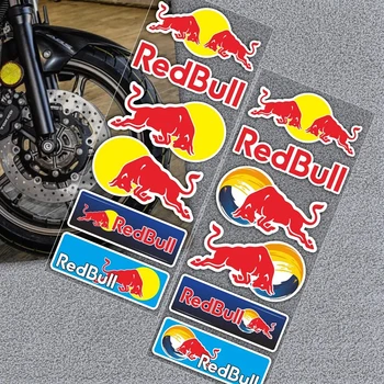 1 пара Red Bull Наклейки Танковый шлем Наклейки Логотип