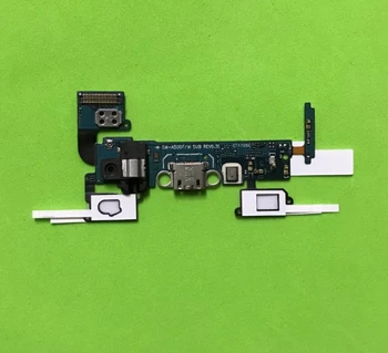 1 шт. Зарядное устройство Порт док-станция Запасные части для Samsung Galaxy A5 A500 A500F A500M USB Зарядка Гибкий кабель с микрофоном