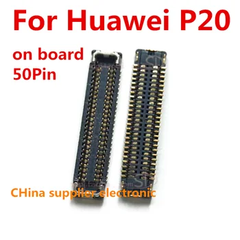 10 шт.-100 шт. 50-контактный разъем FPC для ЖК-дисплея для экрана Huawei P10 P20 / P10 Plus / Note 10 / Mate 20 / Mate10 Pro / Honor Magic 2