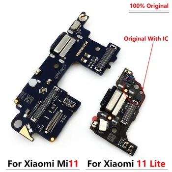  100% оригинальный новый USB-порт для зарядки Гибкий кабель для зарядки Xiaomi Mi 11t / Mi 11t Pro Зарядная пластина Flex Mi 11 Lite