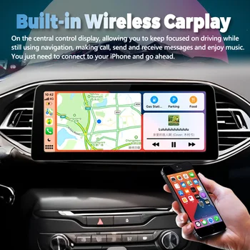 12,3 дюйма Экран Радио Авто Видеоплеер Стерео Для Peugeot 308 T9 308S 2013 - 2017 Android 12 GPS Multimedia Carplay Головное устройство