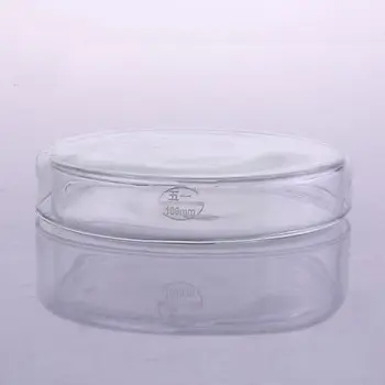 120 мм Стеклянная многоразовая тканевая чашка для культивирования Петри Тарелка с крышкой Для химической лаборатории