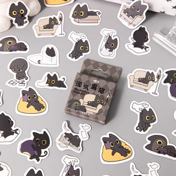 12packs/LOTНaughty Black Cat серия маркеры фотоальбом оформление этикетка наклейка