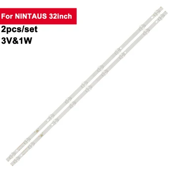 2 шт./комплект Подсветка ТВ для NINTAUS 32inch HL-2A320A28-0901S-06 A0 3V 1W Светодиодная полоса подсветки телевизора 32LED15 32DLE250 LM3F32