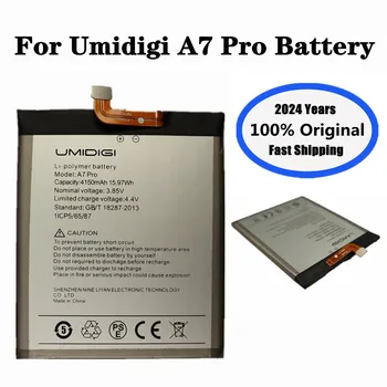 2024 года 4150 мАч Оригинальный аккумулятор A 7 Pro для UMI Umidigi A7 Pro A7Pro Высококачественные сменные батареи Быстрая доставка