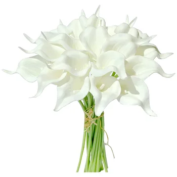 5 шт. 34 см искусственные цветы каллы лилии Real Touch Искусственный цветок для дома Сад Офис Украшение вечеринки Свадебные букеты невесты