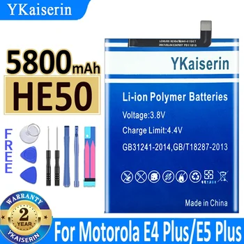 5800 мАч Аккумулятор YKaiserin для Motorola Moto E4/E5 PLUS E5PLUS E4PLUS XT1770 XT1771 XT1775 XT1774 XT1776 Bateria