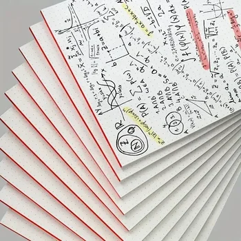80 страниц Миллиметровая бумага Графическое правило Точечная сетка Блокнот Вычислительные блокноты Бумага для рисования Квадратный чертеж Писчая бумага