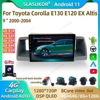 9 дюймовый комплект для Toyota Corolla E130 E120 2000-2004 Android Авто Радио Мультимедиа Видео Плеер Авто Аудио Стерео Плеер Навигация