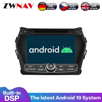 Android 10 PX6 4+64G с DSP Carplay IPS Экран для Hyundai IX45 2013-2017 IPS Авто мультимедийный плеер головное устройство DVD-плеер