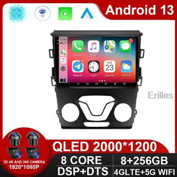 Android 13 Радиоплеер для Ford Mondeo 5 Fusion 2012 - 2014 GPS Экран WIFI Сенсорное головное устройство Авто ТВ Авто Мультимедиа Serero NO DVD