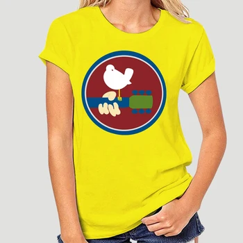Camiseta de algodón para hombre, camisa de manga corta con estampado de Woodstock Bird Circle, corte Regular, 2660X, 2019