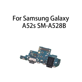  Charging Flex Для Samsung Galaxy A52s SM-A528B USB Зарядный порт Разъем Док-станция Разъем Зарядная плата Гибкий кабель