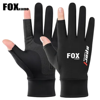 Foxxamo Летние мужские женские перчатки Фитнес Спорт Велоспорт Лед Шелк Дышащий Эластичный Защита от солнца Сенсорный экран Водительские перчатки