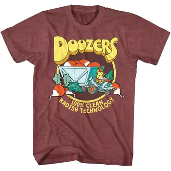 Fraggle Rock Doozers 100% чистая мужская футболка с редькой Джим Хенсон