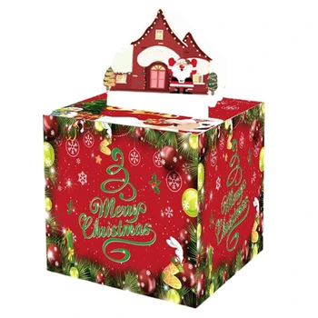  Fun Cash Gift Christmas Money Box Kit Kit с 30 прозрачными пакетами, идеальный сюрприз для детей и взрослых