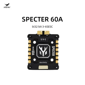 HGLRC SPECTER 60A BL32 4in1 Mini ESC G071 128K Интегрированный радиатор с ЧПУ 20X20 мм 3-6S для FPV Freestyle Дроны DIY Детали
