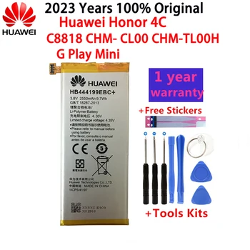Hua Wei Original 2550 мАч HB444199EBC аккумулятор для Huawei Honor 4C C8818 CHM-CL00 CHM-TL00H CHM-UL00 chm-u01 G Play Mini
