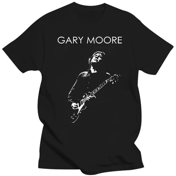 LILILOV Мужские футболки Gary Moore Poster Черный