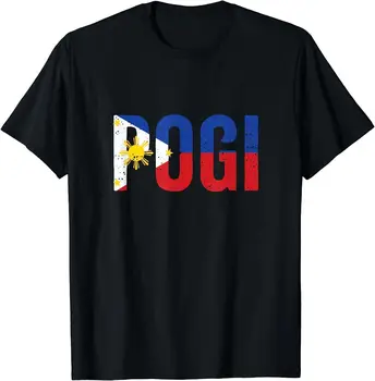 NEW LIMITED Веселое заявление Pogi в футболке с филиппинским флагом S-5XL