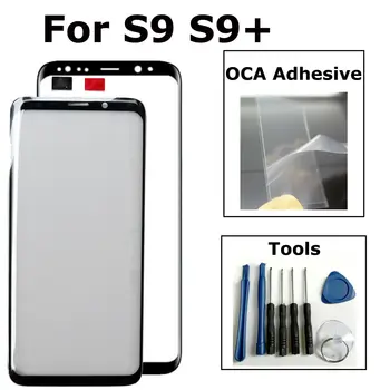  + OCA для Samsung Galaxy S9 G960 S9 + S9 Plus G965 Внешний стеклянный экран G965