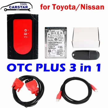OTC Plus 3 в 1 OBD Сканер GTS с жестким диском Сканер Techstream Consult 3 Plus OTC для Nissan/Toyota