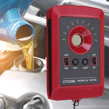 OTO300 Инструмент диагностики автомобильного масла Цифровой тестер автомобильного масла Анализатор газовой дизельной жидкости Детектор моторного масла