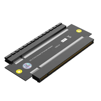 PCIExpress 16-кратный удлинитель Райзеры Адаптер «мама-мама» Высокоскоростной 16-кратный конвертер для игр на ПК