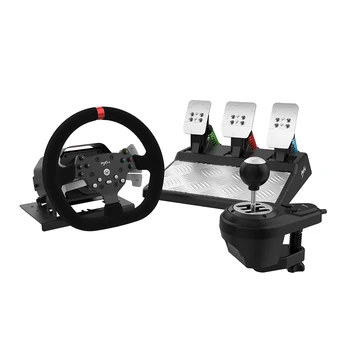 PXN V10 проводное игровое рулевое колесо с обратной связью по усилию 900 градусов для ПК, серии PS4, Xbox, с педалями и переключателем передач