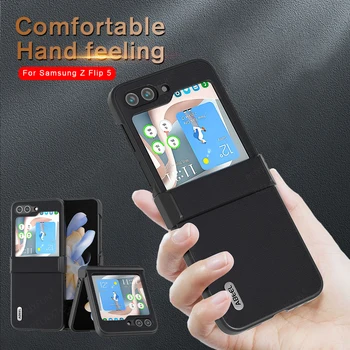 Samsung ZFlip5 Роскошный кожаный чехол для телефона с рисунком Lantu для Samsung Galaxy Z Flip5 ZFlip5 Flip 5 ZFlip 5 Камера Ударопрочные коки