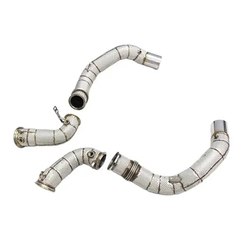Section High Flow Pipes Ответвление Выхлопная труба Выхлопная труба для X6M 4.4TT V8 2014-2023