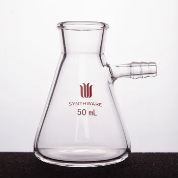 SYNTHWARE Бутылка для микрофильтрации, емкость 25 мл 50 мл, колба из боросиликатного стекла, F15
