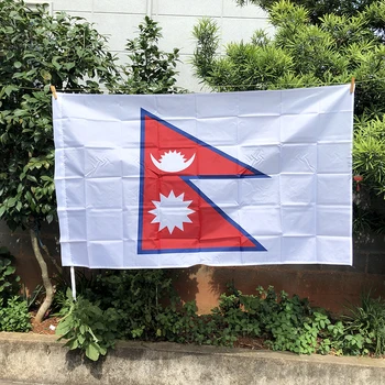 Z-ONE FLAG 3x5 футов Флаг Непала 90x150 см полиэстер висячий флаг в помещении на открытом воздухе украшение дома баннер