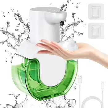 Автоматический дозатор пенного мыла Перезаряжаемый инфракрасный бесконтактный интеллектуальный индукционный дезинфицирующий крем для рук Стиральная машина для ванной комнаты