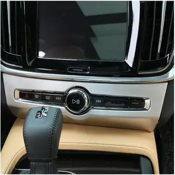  автомобильная наклейка для Volvo xc60 панель регулировки звука декоративные наклейки s90 v90cc параграф автомобильный стайлинг