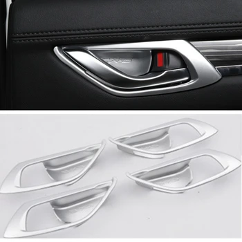 Аксессуары для интерьера Внешний вид из углеродного волокна ABS Внутренняя сторона автомобильной дверной ручки Накладка на крышку чаши для Mazda CX-5 CX5 2017 - 2022