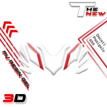 Аксессуары для мотоциклов Передний обтекатель Номер двигателя Доска 3D Strickers Гель Протектор для Ducati Supersport 939 2016 2017