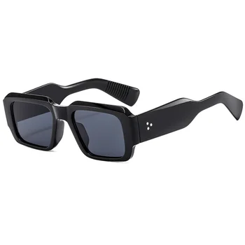  Винтажные автомобильные солнцезащитные очки для мужчин и женщин с квадратной оправой и толстыми ногами Солнцезащитные очки Ins Наружные шторы UV400 Защитные очки Подарки