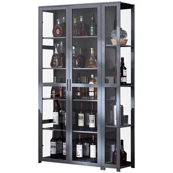 Витрина для спиртных напитков Винные шкафы Гостиная Коммерческое хранение Настенные винные шкафы Современная простота Botellero Vino Мебель