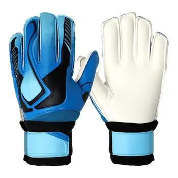 Вратарские перчатки Молодежные латексные футбольные перчатки Противоскользящие износостойкие перчатки для защиты ладоней с полным пальцем Вратарь для футбола