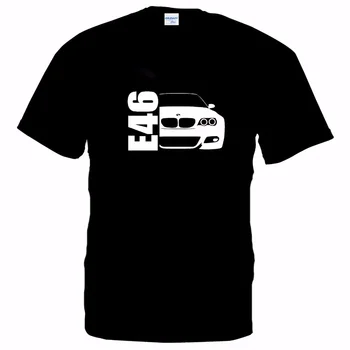  Горячая распродажа Ретро Авто Гонка E46 M3 Вдохновленная папа Футболка 100% хлопок с о-образным вырезом Лето с коротким рукавом Повседневная мужская футболка Размер S-3XL