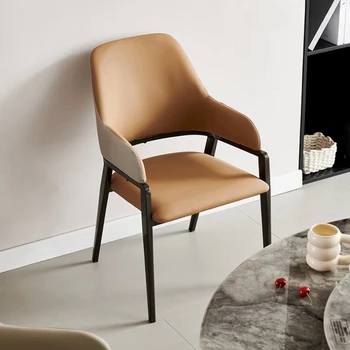 Дизайнерский офисный обеденный стул Кухня Роскошный эргономичный обеденный стул Nordic Relax Mobili Cucina Мебель для столовой RR50DC