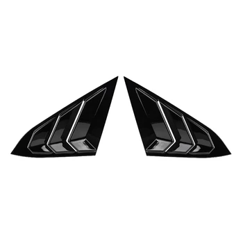  для Honda Civic 2016-2021 Седан Заднее боковое вентиляционное отверстие Четверть окна Крышка жалюзи Треугольные аксессуары для обшивки окон