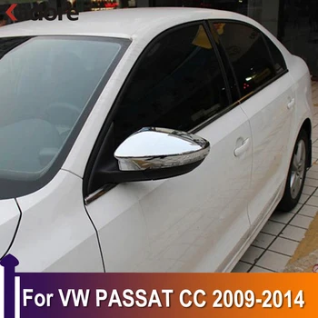 Для Volkswagen PASSAT CC 2009 2010 2011 2012 2013 2014 Хромированная боковая дверь Крышка зеркала заднего вида Отделка салона автомобиля Аксессуары для экстерьера автомобиля