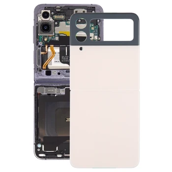 Задняя крышка аккумулятора для Samsung Galaxy Z Flip4 SM-F721B с крышкой объектива камеры Замена заднего корпуса телефона
