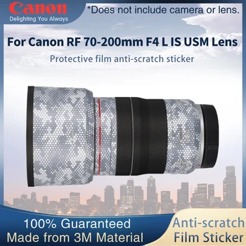 Защитная пленка для объектива Для Canon RF 70-200mm F4 L IS USM Объектив Наклейка Кожа Наклейка Обертка Пленка Защита от царапин Чехол для защиты от царапин