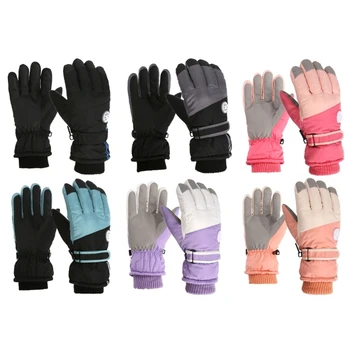 Зимние лыжные перчатки для мужчин и женщин Водонепроницаемые зимние теплые перчатки Зимние лыжные перчатки Зимние перчатки для сноуборда Велосипедные перчатки