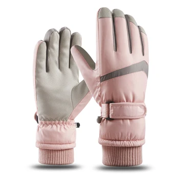 Зимние лыжные перчатки для сноуборда Дышащий водонепроницаемый дизайн с сенсорным экраном для спортивного офиса вне бизнеса