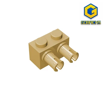 Кубик Gobricks GDS-957, модифицированный 1 x 2 с булавками, совместимыми с образовательными строительными блоками lego 30526 DIY Технические